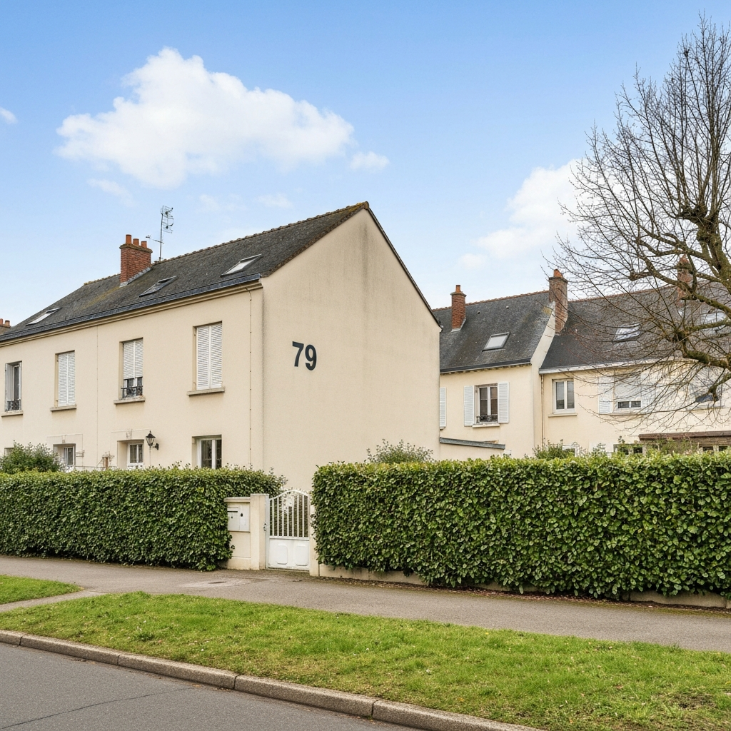 Vue panoramique d'une maison à Melun pour estimation immobilière