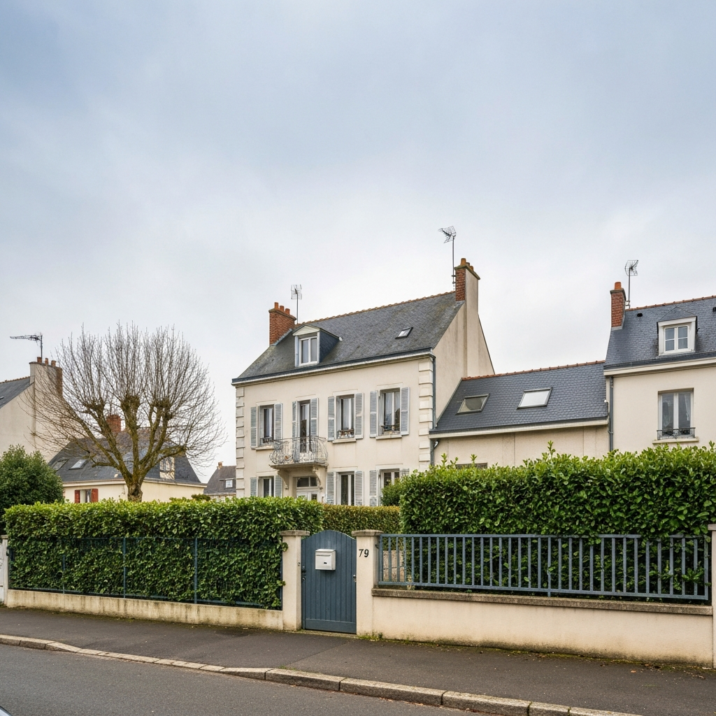 Vue extérieure d'une agence immobilière à Melun pour estimation de biens