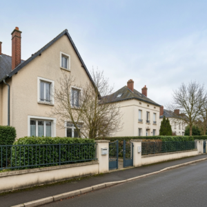 Vue d'un loft moderne à Melun avec un design intérieur élégant