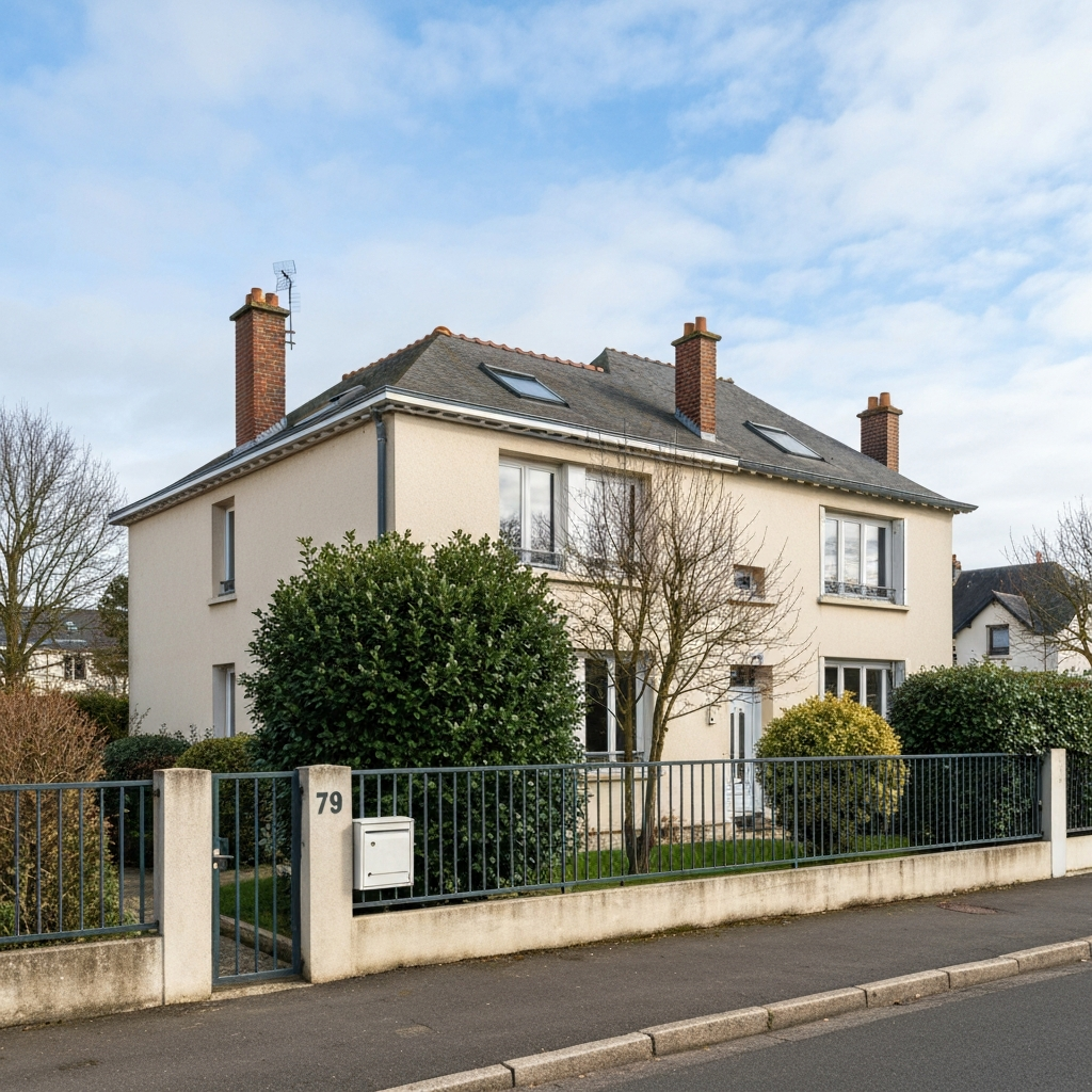 Vue aérienne d'un appartement dans le quartier Mézereaux à Melun