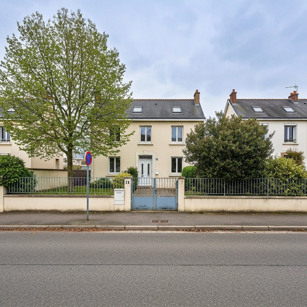 Graphique illustrant le prix moyen des maisons à Melun