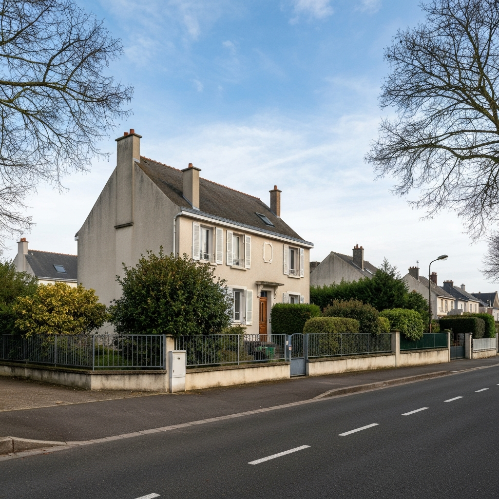 Vue panoramique des appartements modernes en bord de Seine à Melun