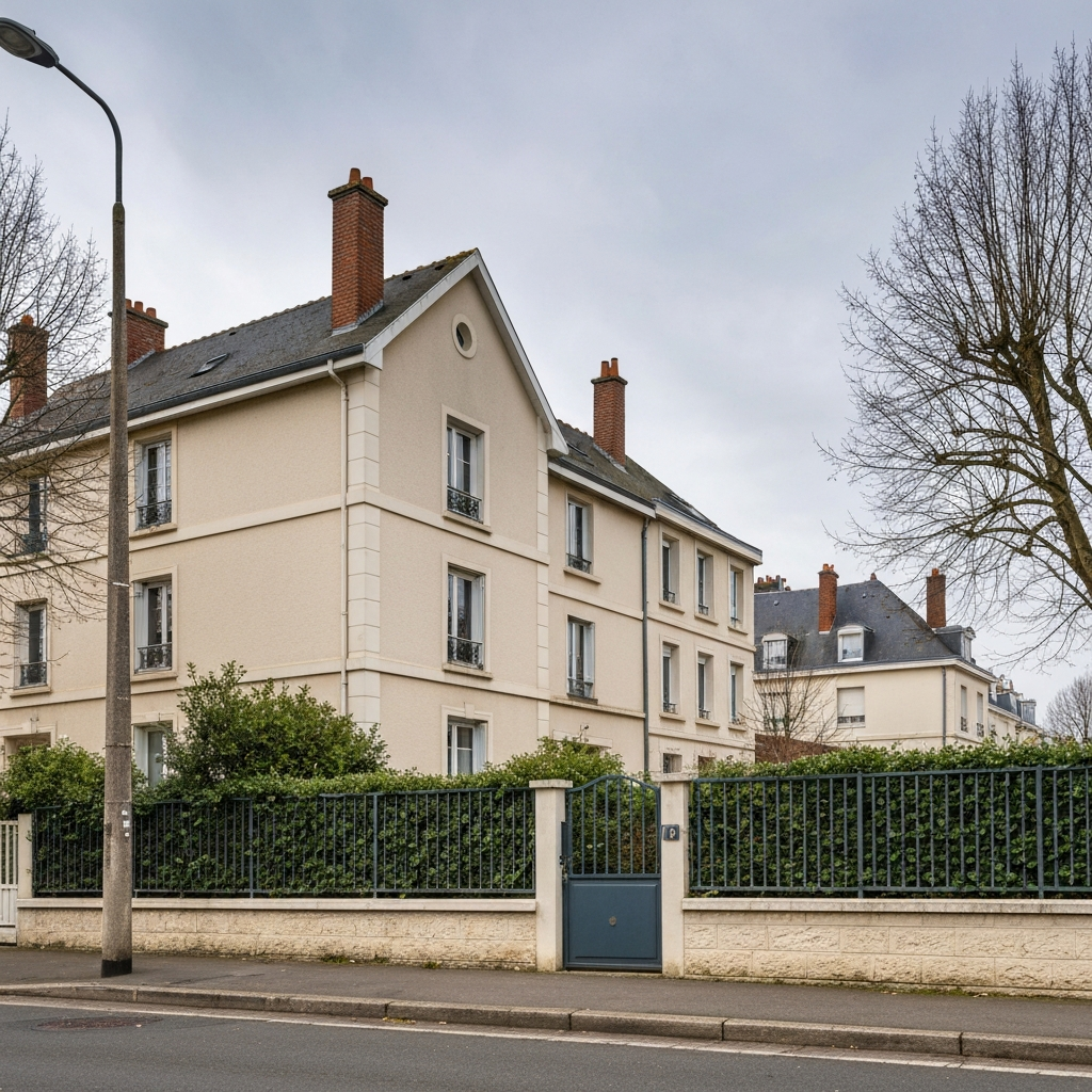 Graphique illustrant les prix immobiliers dans le quartier Montaigu à Melun