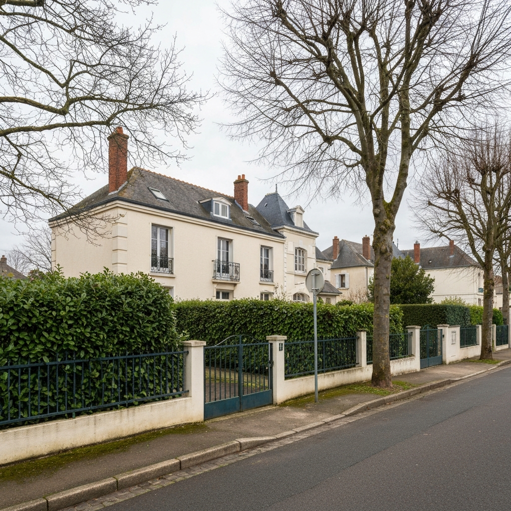 Vue intérieure d'un studio à vendre à Melun avec un design moderne